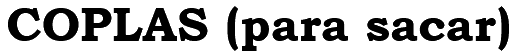 Coplas